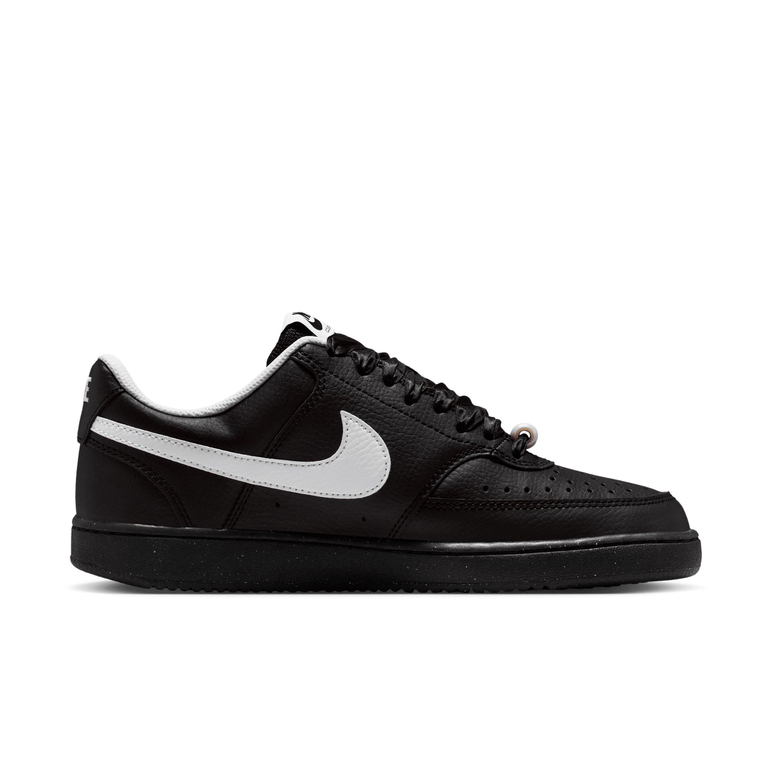 Nike Court Vision Low "Black/White" Women's Shoe - BLACK/WHITE
